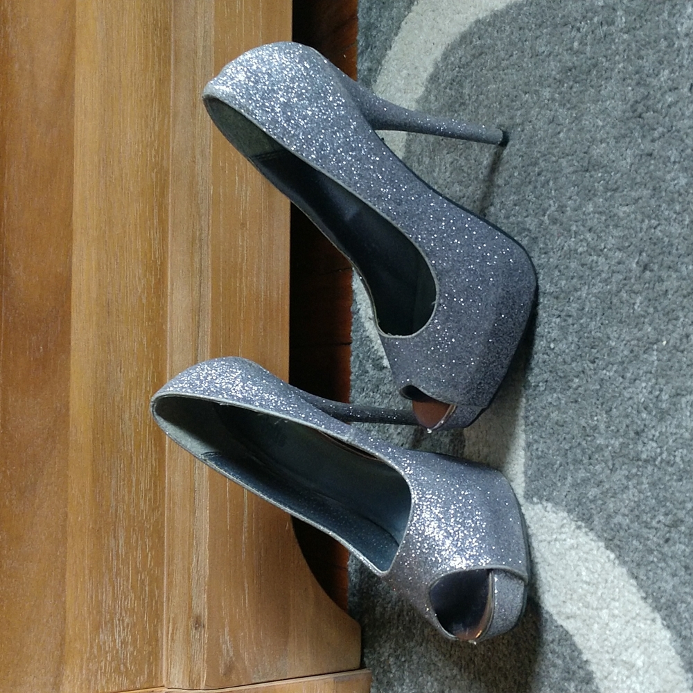 Charlotte Russe silver heels